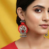 Rangrekha Fabric Earrings – Handcrafted Threads