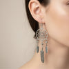 Dream catcher earrings