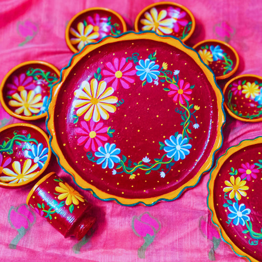 Utsav Matir Thala Set – (9 pcs)