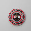 Jagannath Lippan Wall Art – Divine Clay Mirror Mural