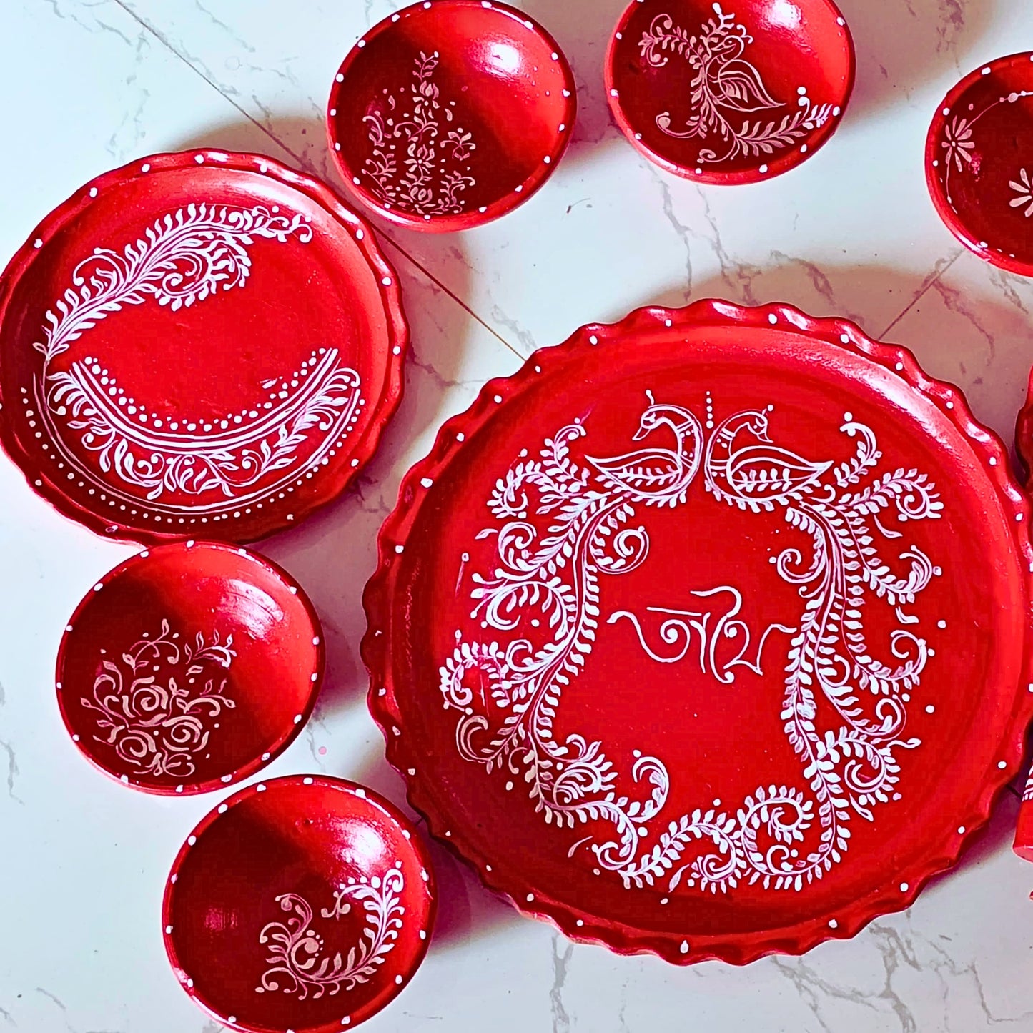 Sansriti Matir Thala Set –  (9 pcs Set)