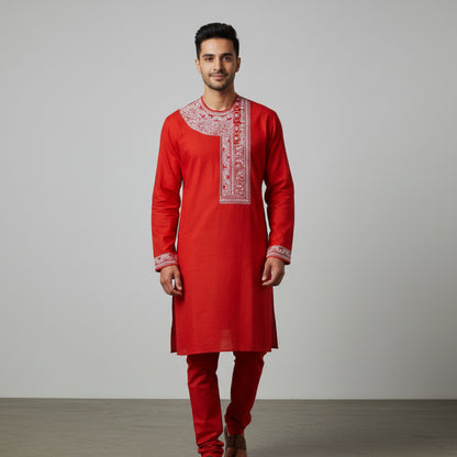 Kalkon Ka Jadoo – Hand Printed Panjabi