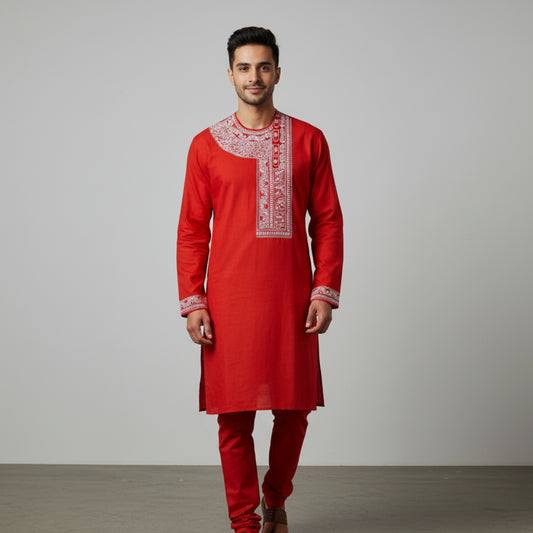 Kalkon Ka Jadoo – Hand Printed Panjabi