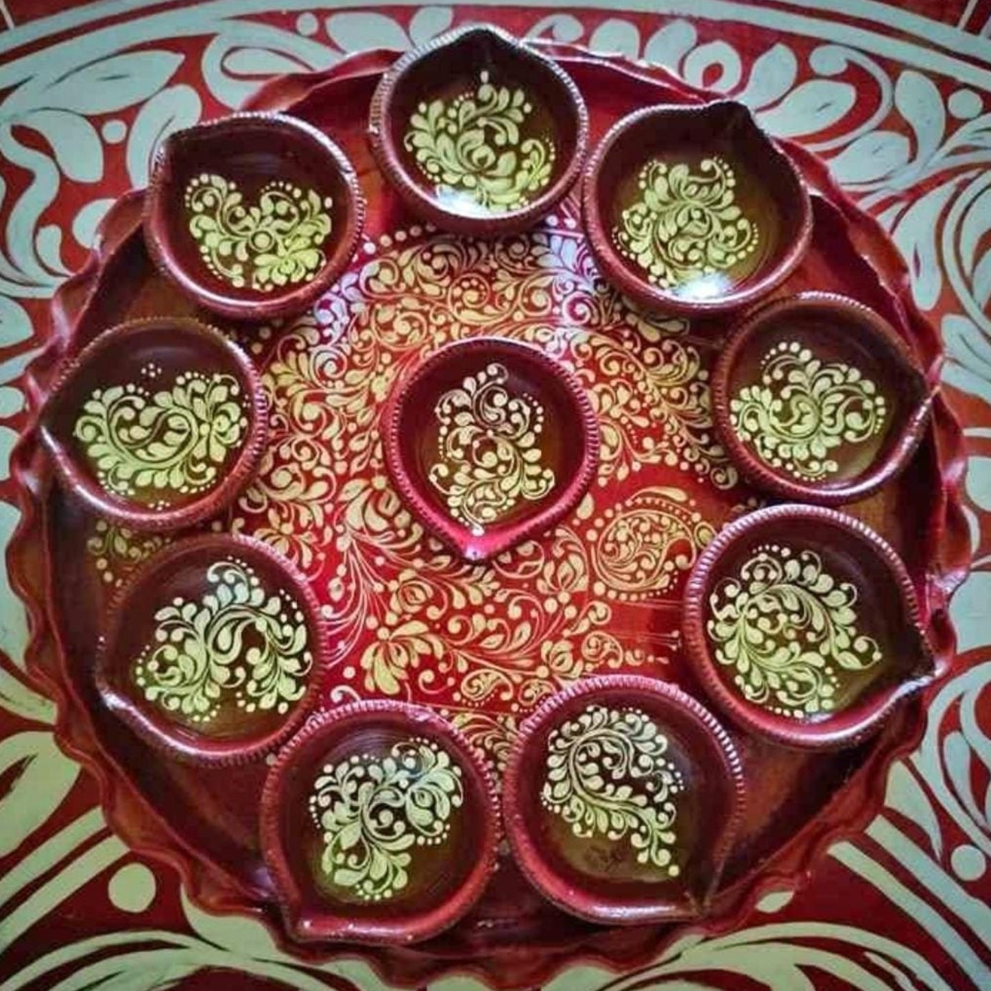 Kalka Heritage Clay Diya Set