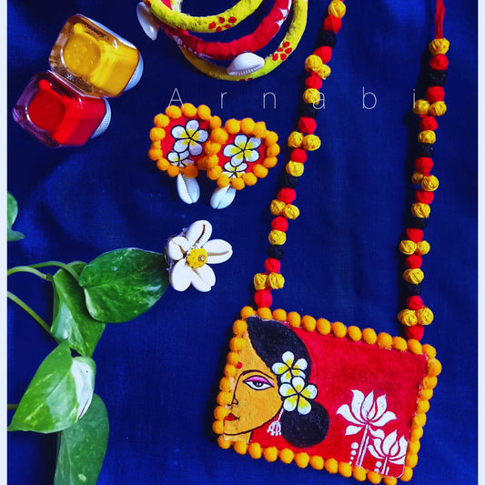 Bengal Roots – Fabric Jewelry Set