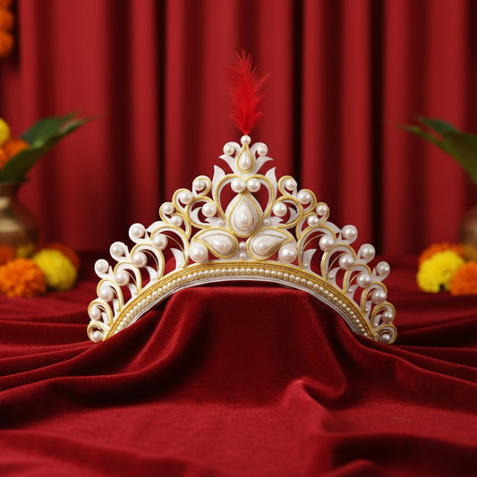 Stone Embellished Wedding Mukut