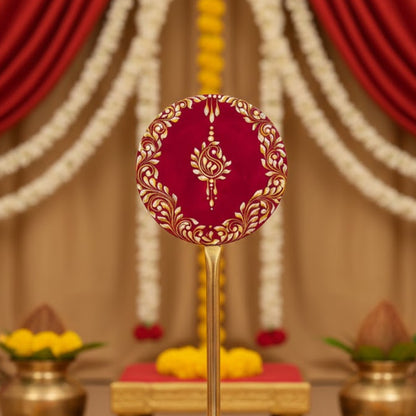 Opulent Brass Ritual Mirror Shine