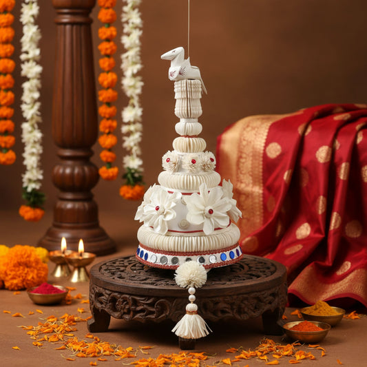 Classic Sholapith Groom’s Topor