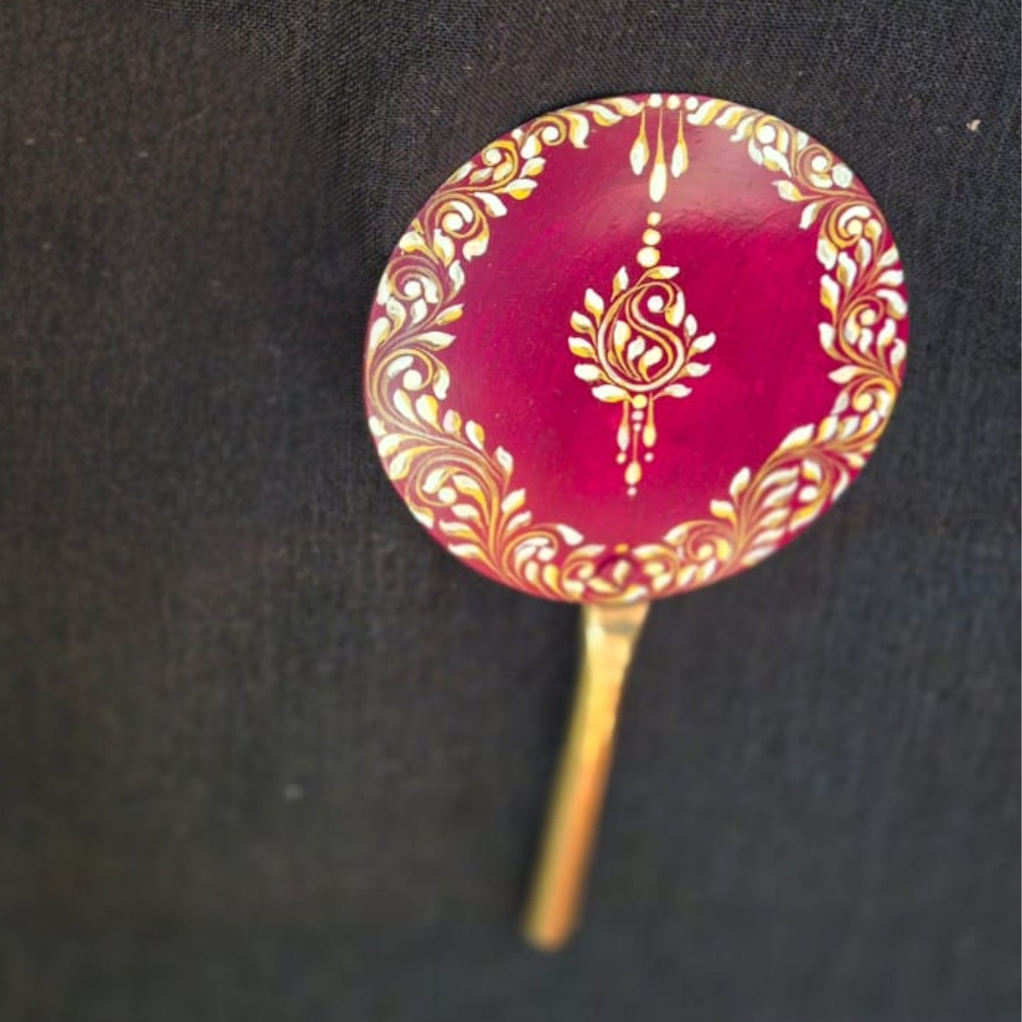 Opulent Brass Ritual Mirror Shine