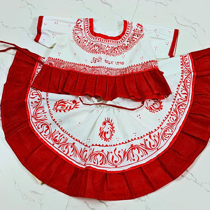 Phoolbari Baby Frock Set – 2-Piece Floral Delight