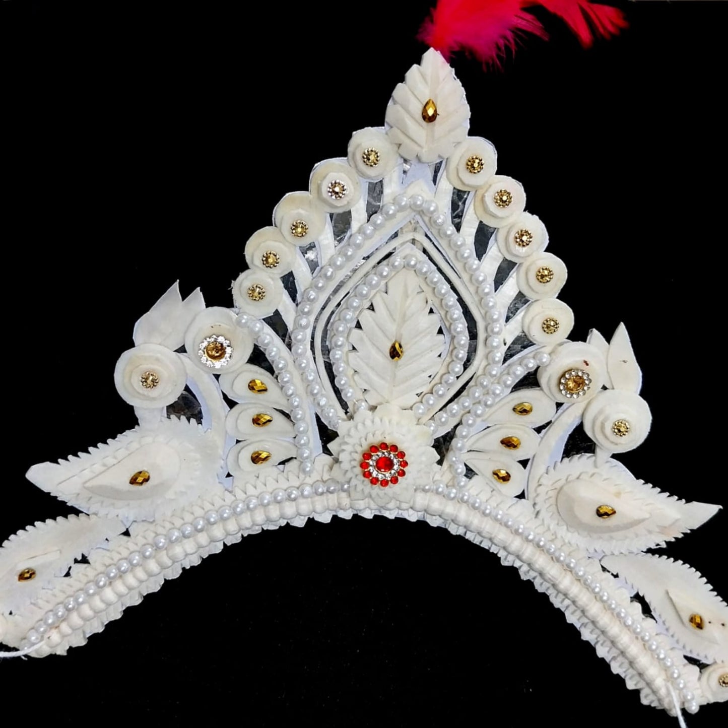 Traditional Pure Sola Bridal Mukut