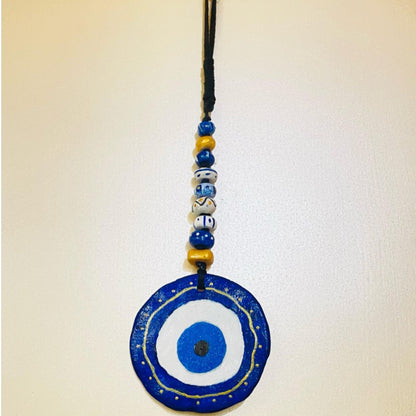 MysticGaze – Beaded Evil Eye Wall Hanging