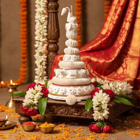 Regal Sholapith Topor for Groom
