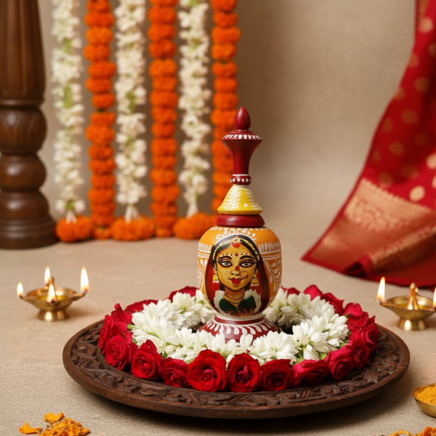 Chitrokari Gachkouto Bengali Ritual Keepsake