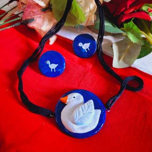 Duck Blossom Pendant