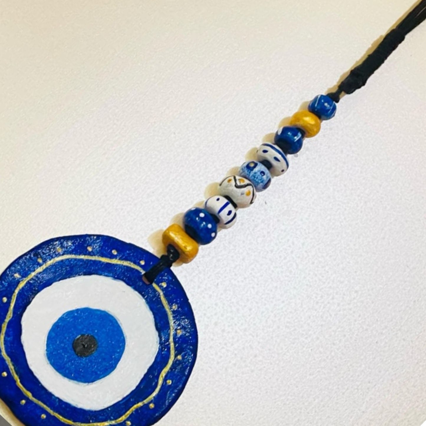 MysticGaze – Beaded Evil Eye Wall Hanging