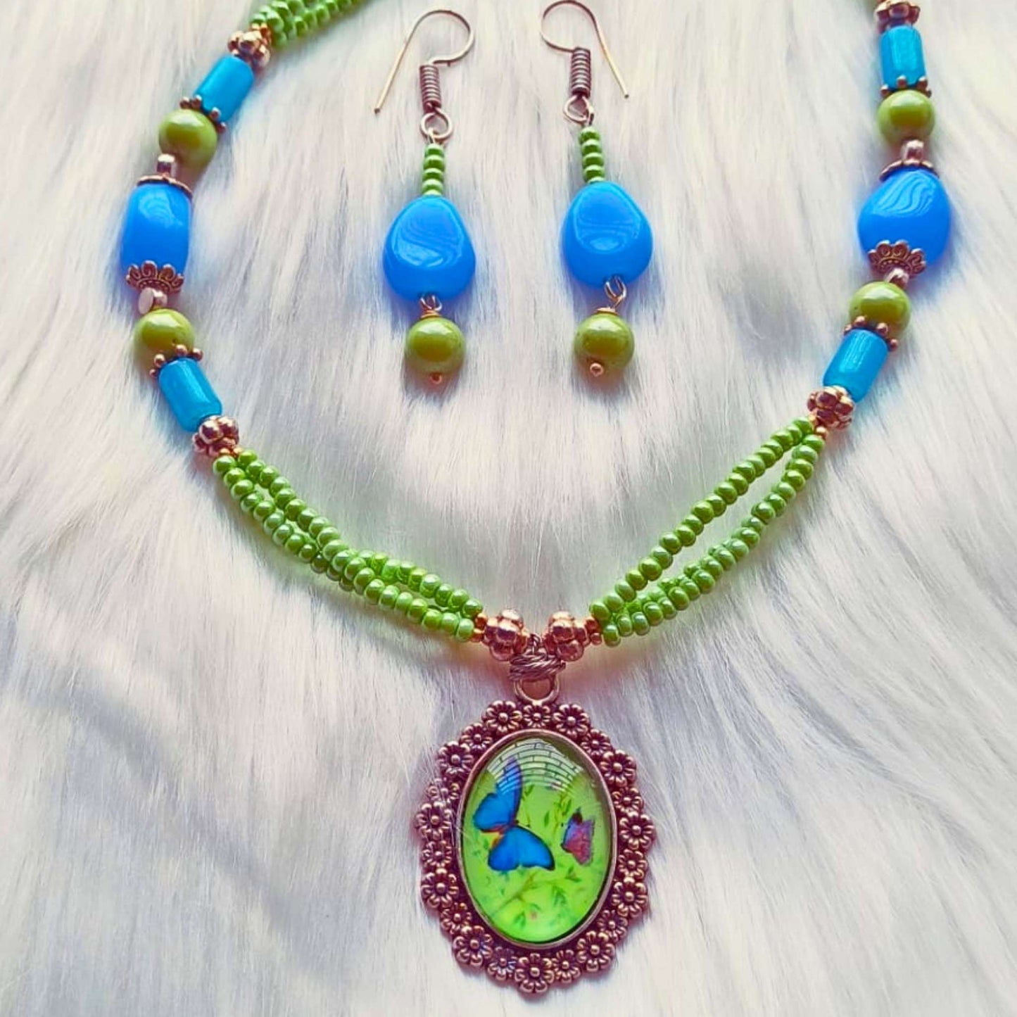 Butterfly dreams necklace set