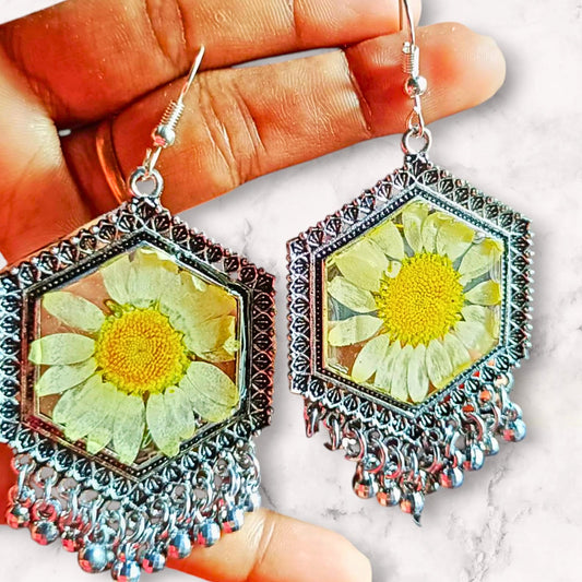 Noorani Resin Jhumko – Shine of Serenity