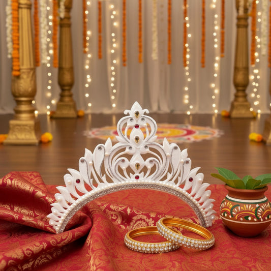 Rajtika Bridal Mukut – Royal Touch for the Big Day