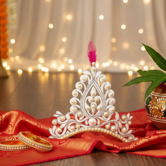 RajaRani Bridal Mukut – Regal Majesty