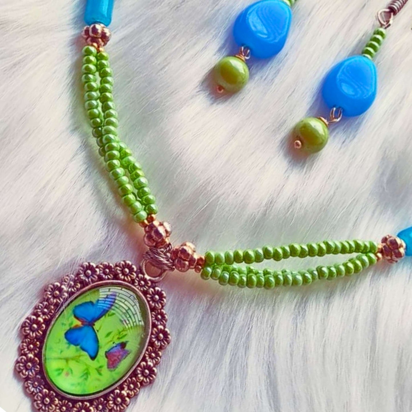 Butterfly dreams necklace set