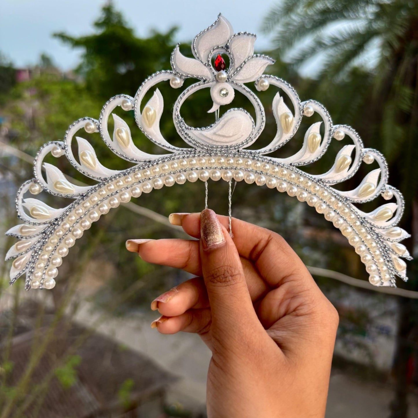 Royal Stone Studded Mukut