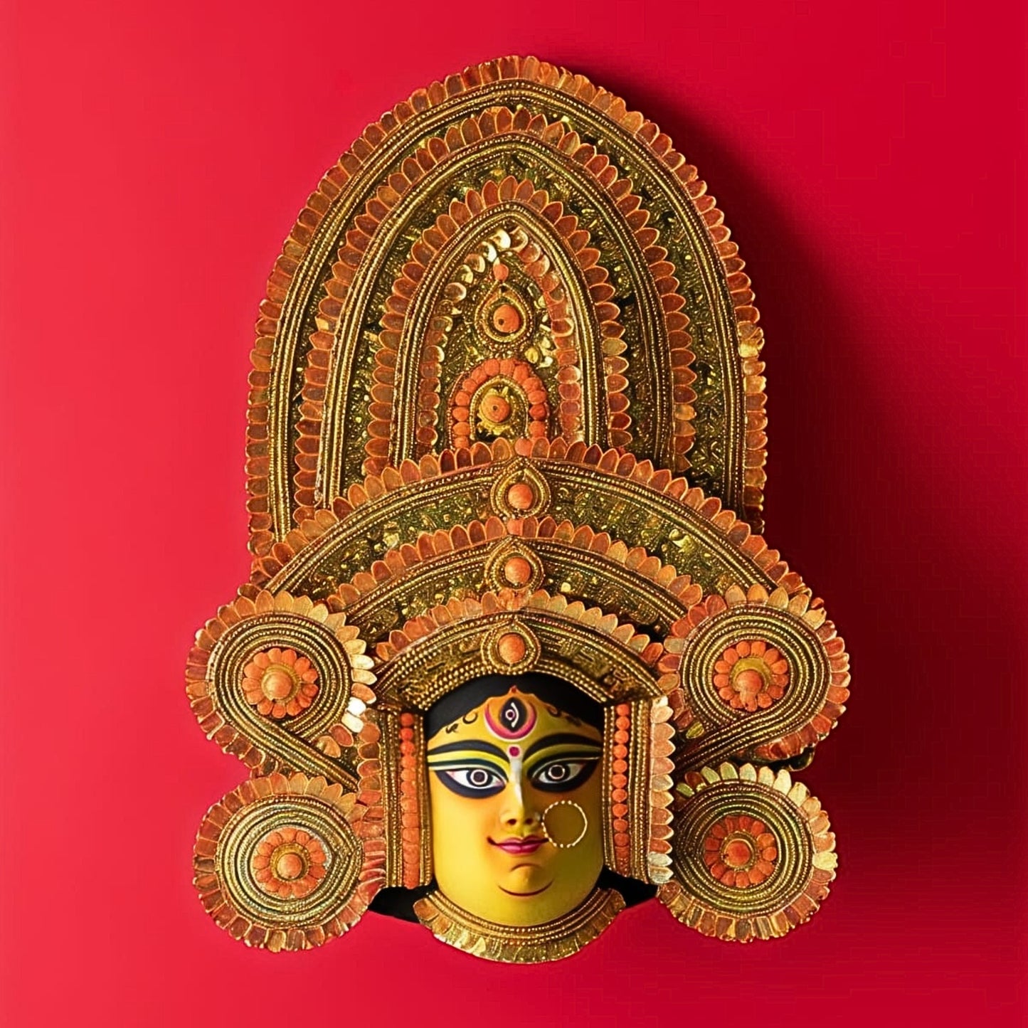 MahaDurga Mukhosh – Grand Divine with Traditional Saj