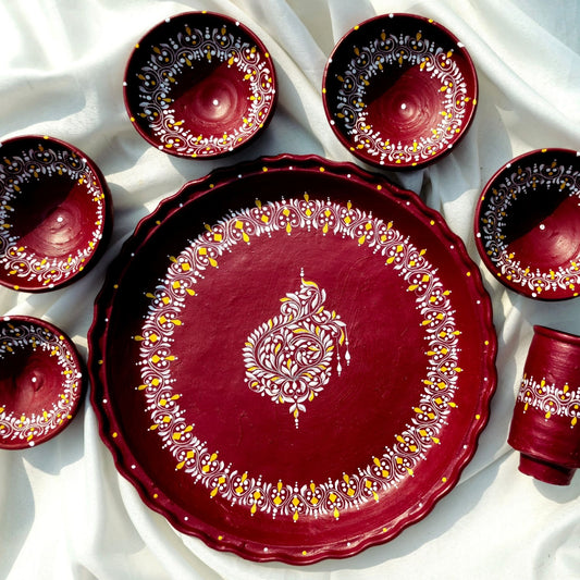 Kalka Kriti Mitti Magic Dinnerware (Set of 7)