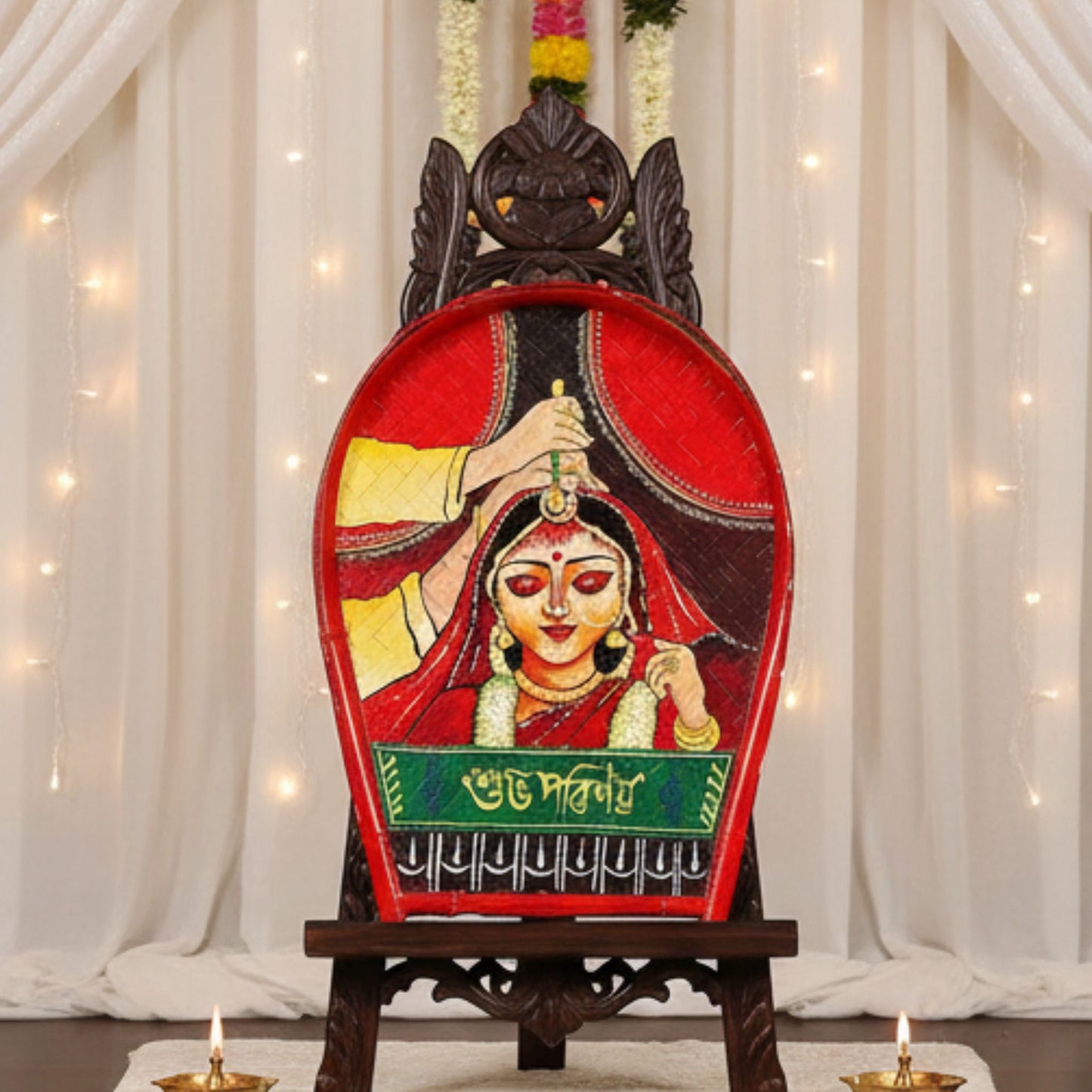 Sindoor Sneha Terracotta Wedding Kulo