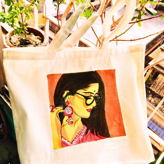 Graceful Soul Tote – Authentic Girl Canvas Side Bag