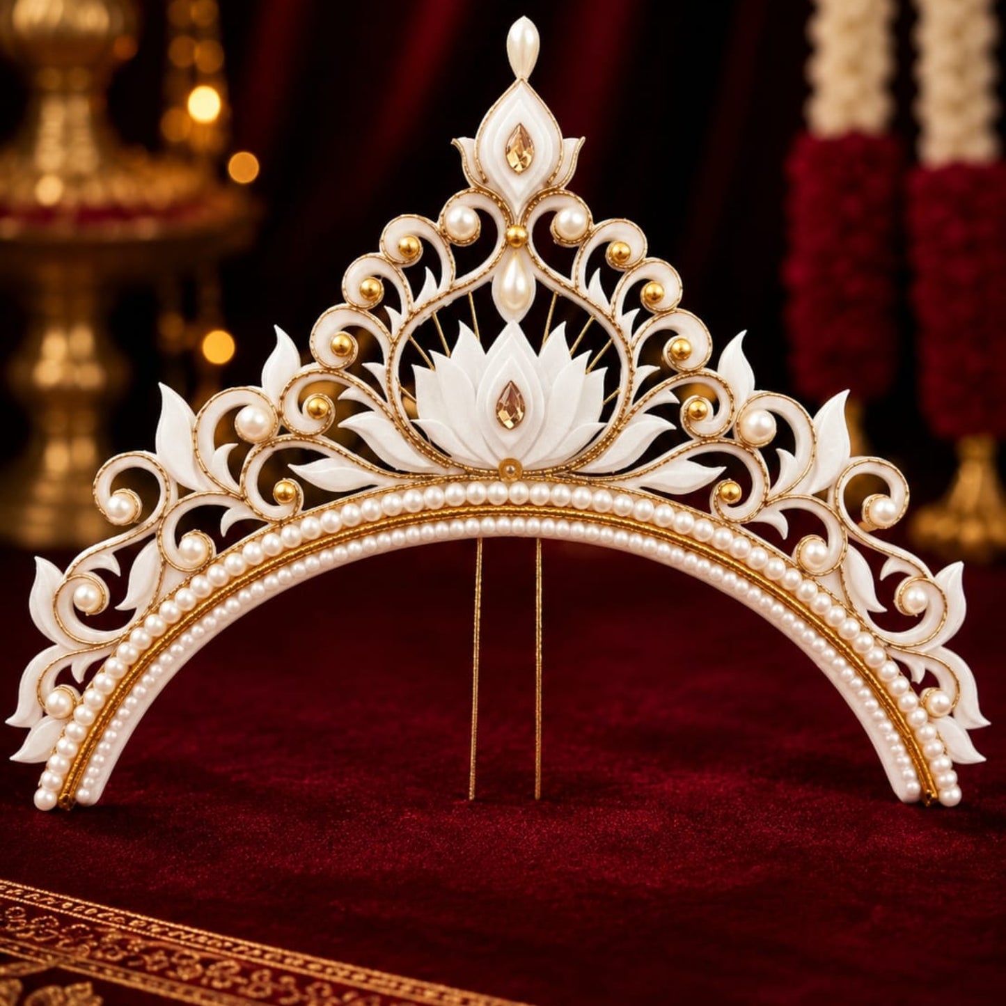 Contemporary Designer Bridal Mukut