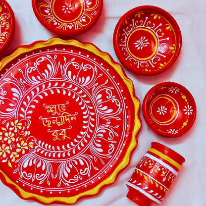 Sanskar Matir Thala Set –  (7 pcs)