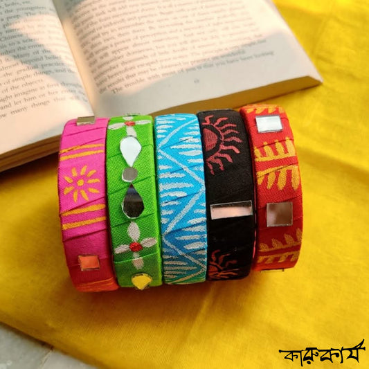 Panchpushpa Bangles Set –  5-Piece