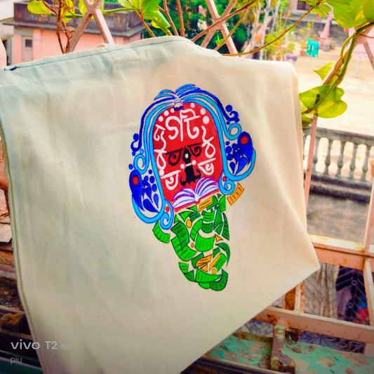 Bornomala Tote Bag – Artistic Side Bag