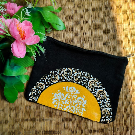 Paisley Dreams – Artisan Hand-Painted Pouch