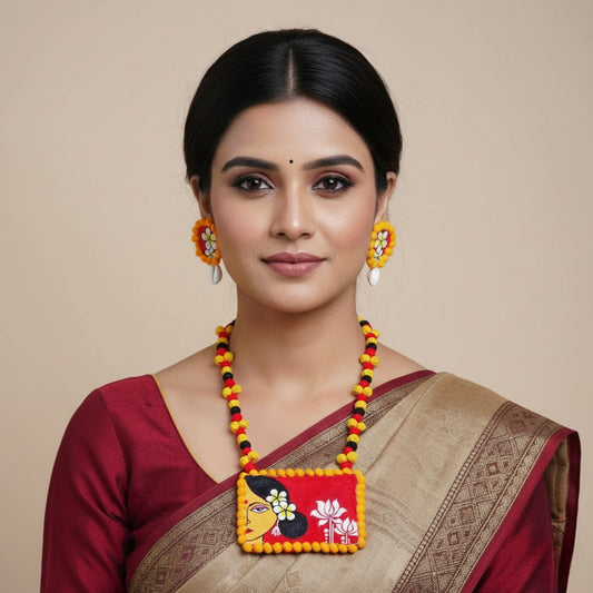 Bengal Roots – Fabric Jewelry Set