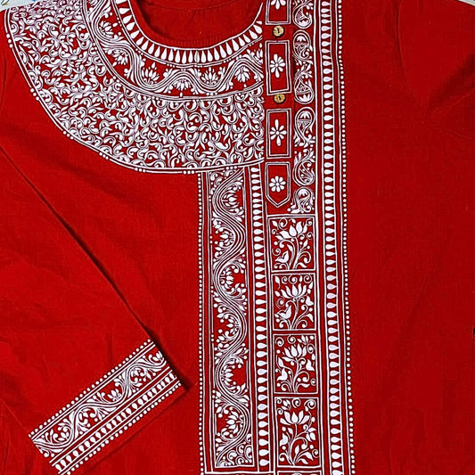 Kalkon Ka Jadoo – Hand Printed Panjabi