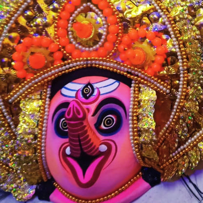 Shree Ganesh Chhau Mukhosh –  (14×14 inch)