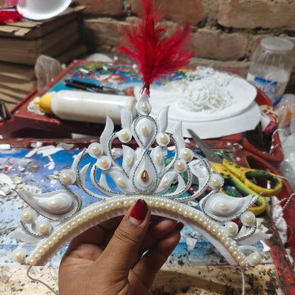 Golden Antique Style Bridal Mukut