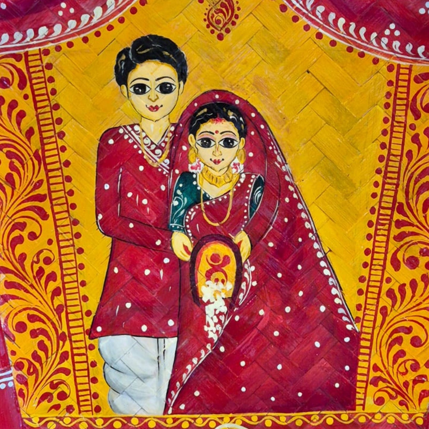Kalka Motif Wedding Ritual Kulo