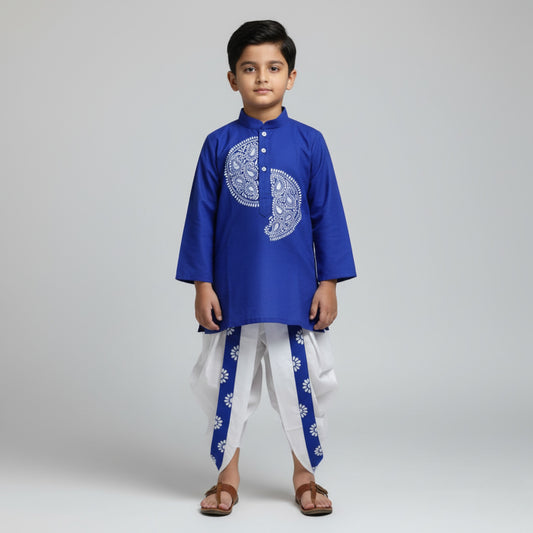 Enchanting Baby Panjabi Dhoti