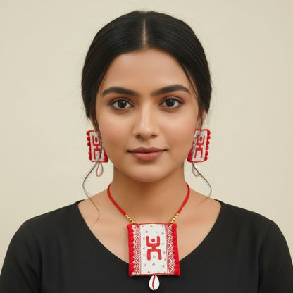 Bengal Essence – Fabric Jewelry Set
