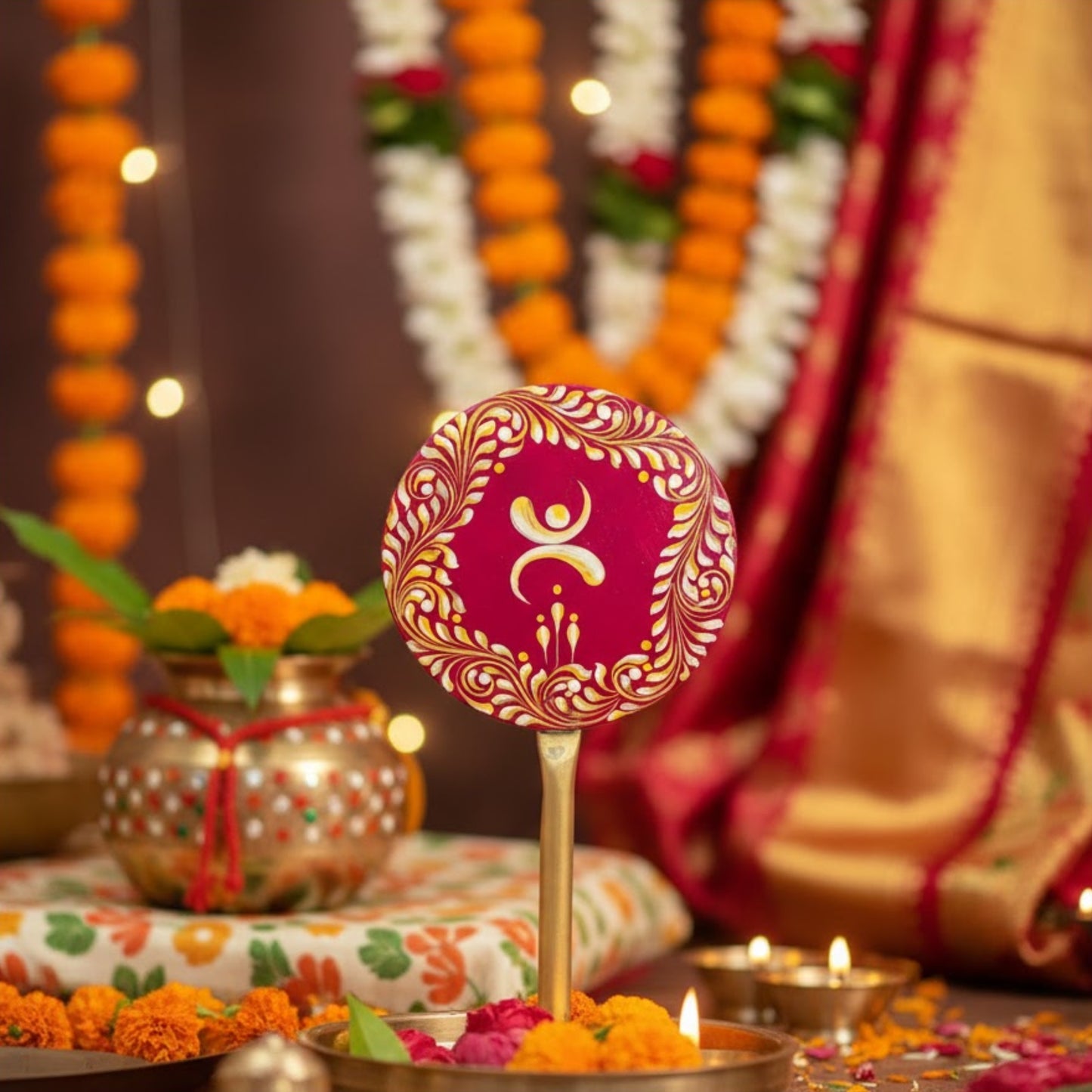 Enchanted Golden Dorpon Veil