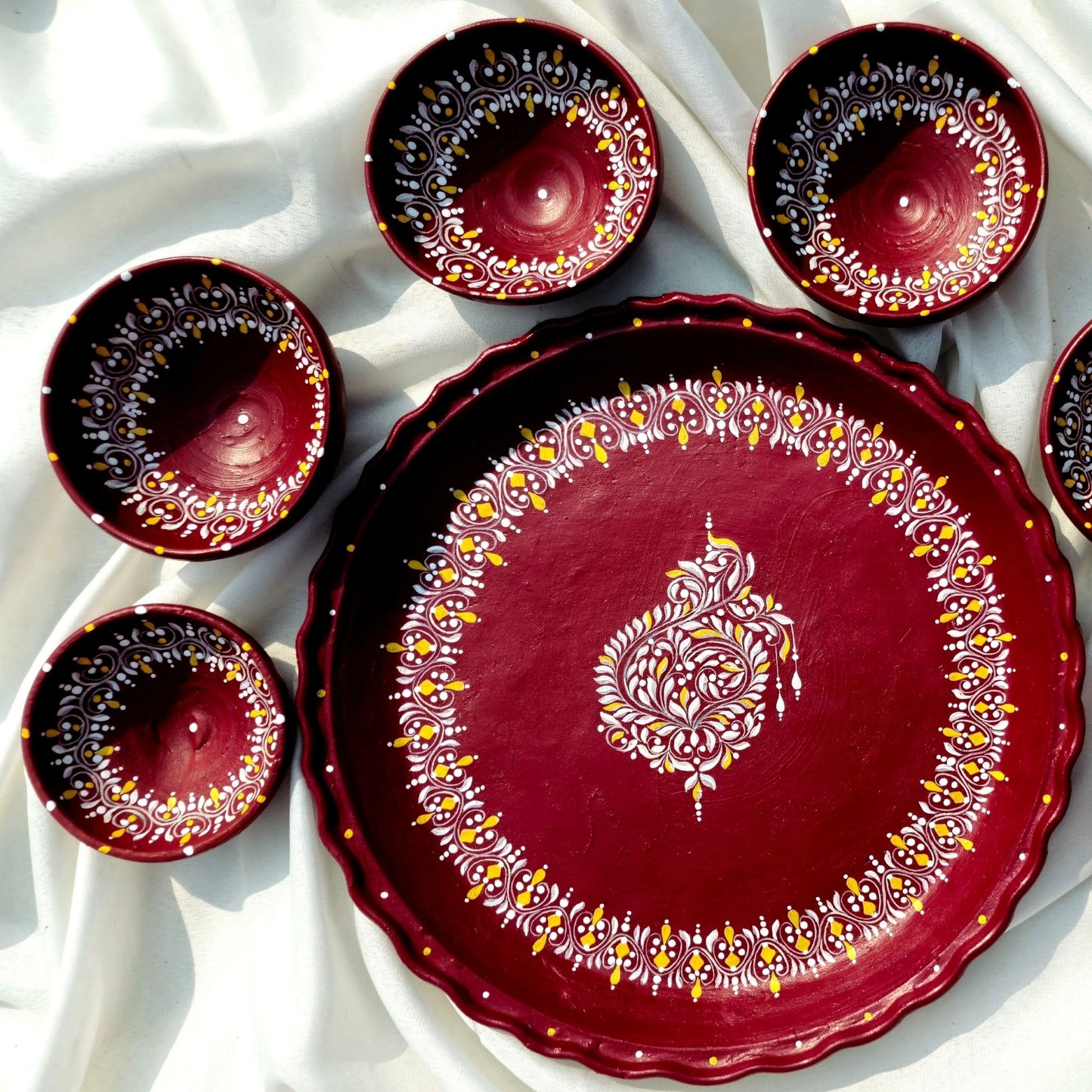 Kalka Kriti Mitti Magic Dinnerware (Set of 7)