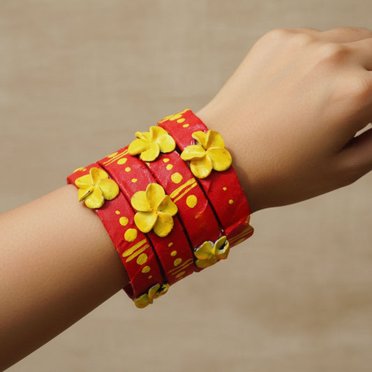 Floral Symphony – Set of 4 Bangles