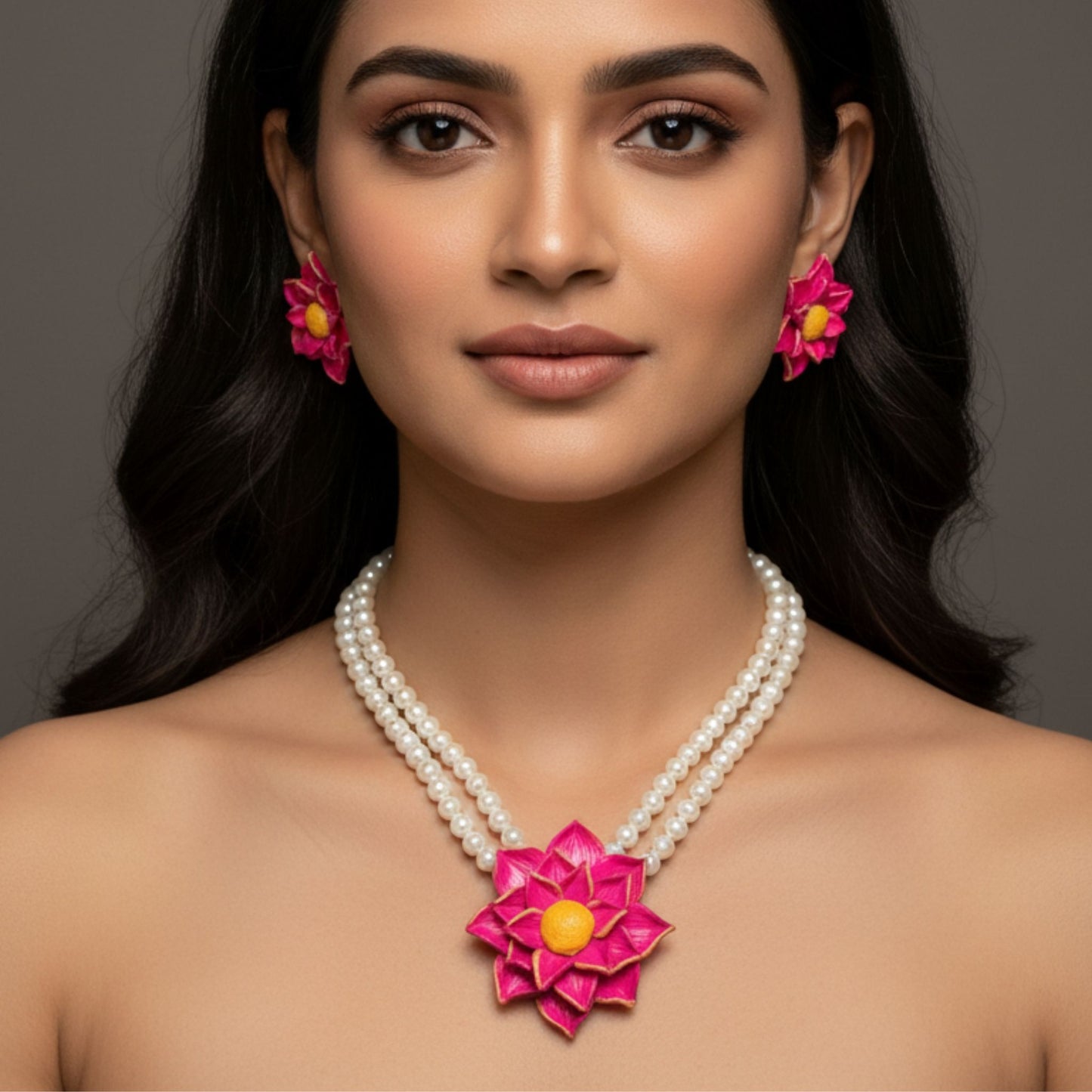 Blooming Beads – Flower Clay Jewelry Set