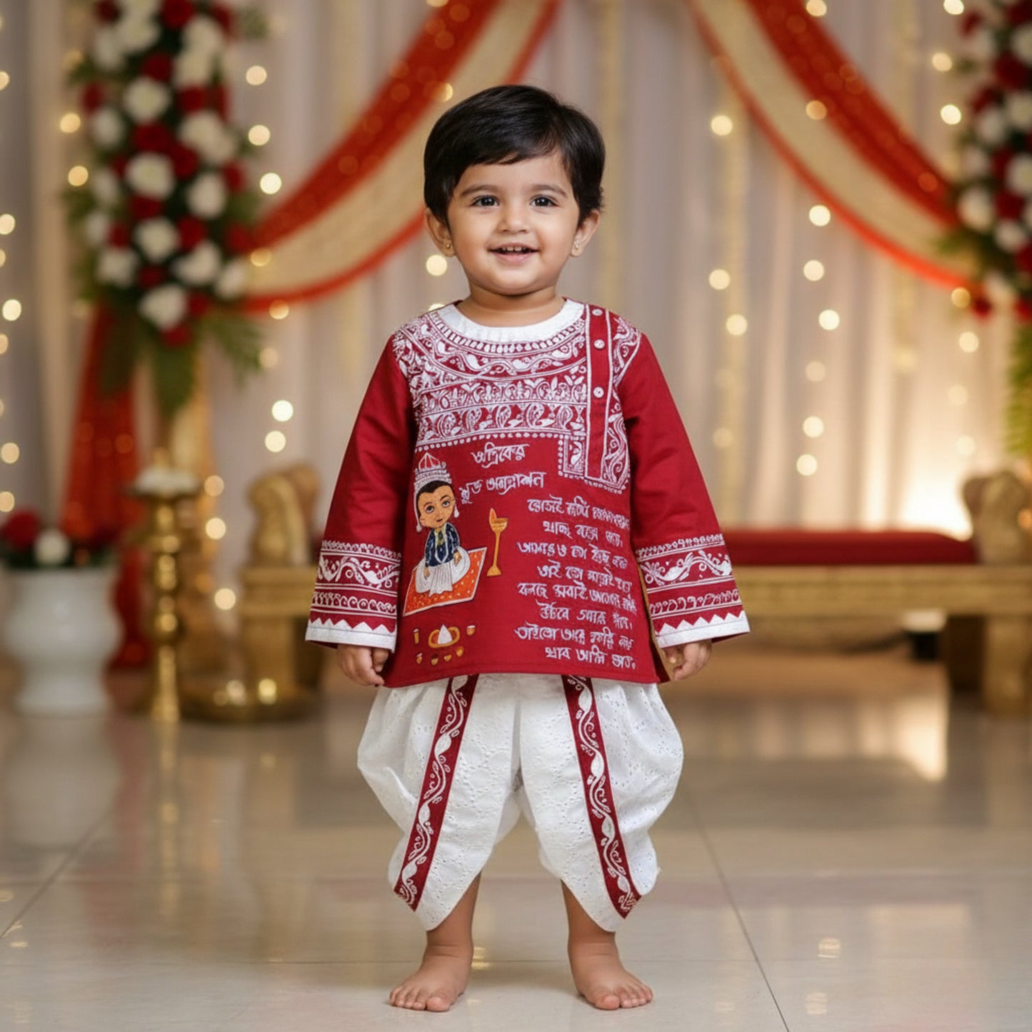 Radiant Blessings Baby Dhoti