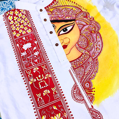 Shakti Stotra – Hand Painted Panjabi