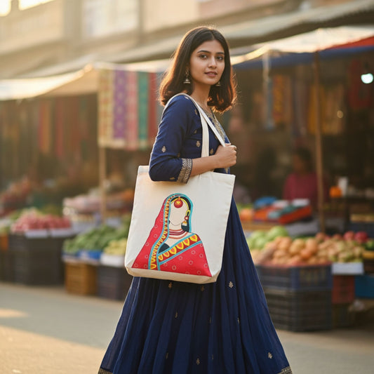 Rekhashilpa Modern Lines Tote Bag