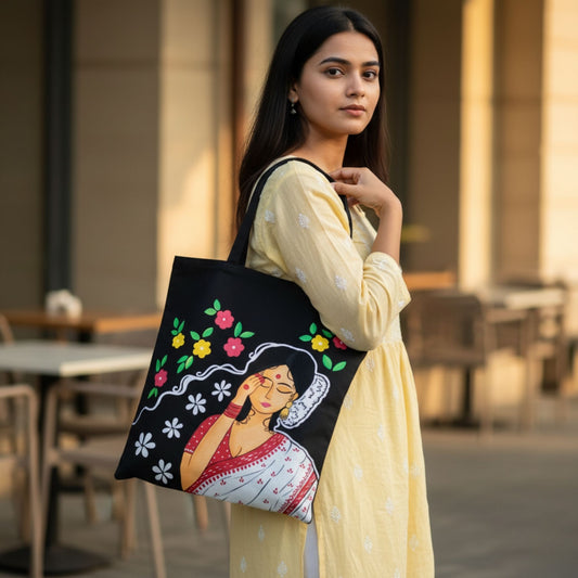 ChhobiKotha Illustrated Art Tote Bag